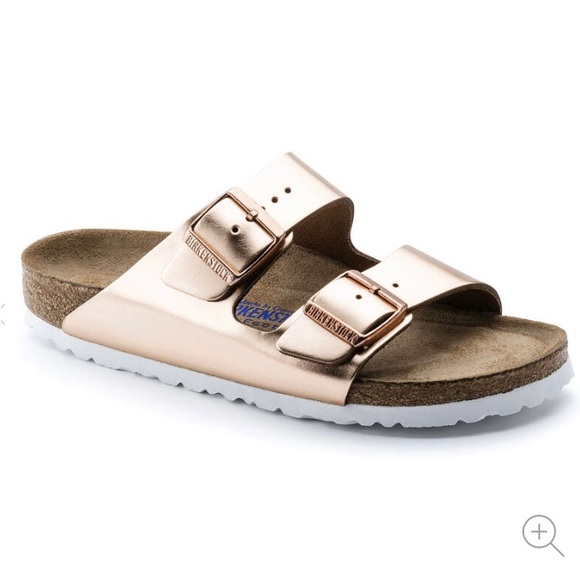 Birkenstock Shoes - Birkenstock Arizona Gold Sandals